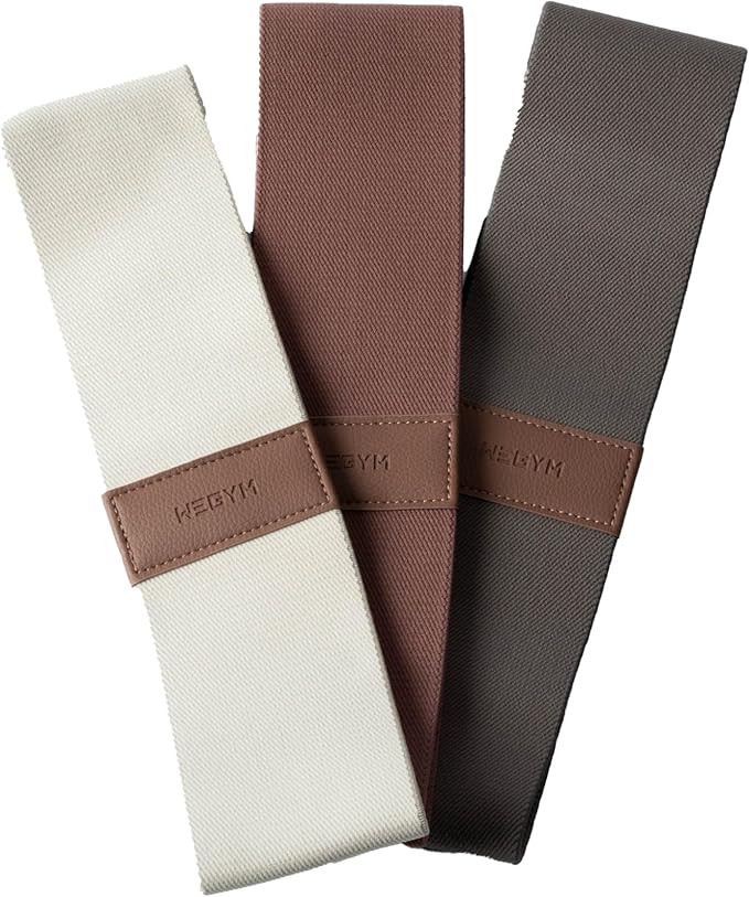 Fabric Resistance Bands, Workouts at Home, Set of 3 Bands, Exercise Bands for Lower Body Workouts... | Amazon (US)