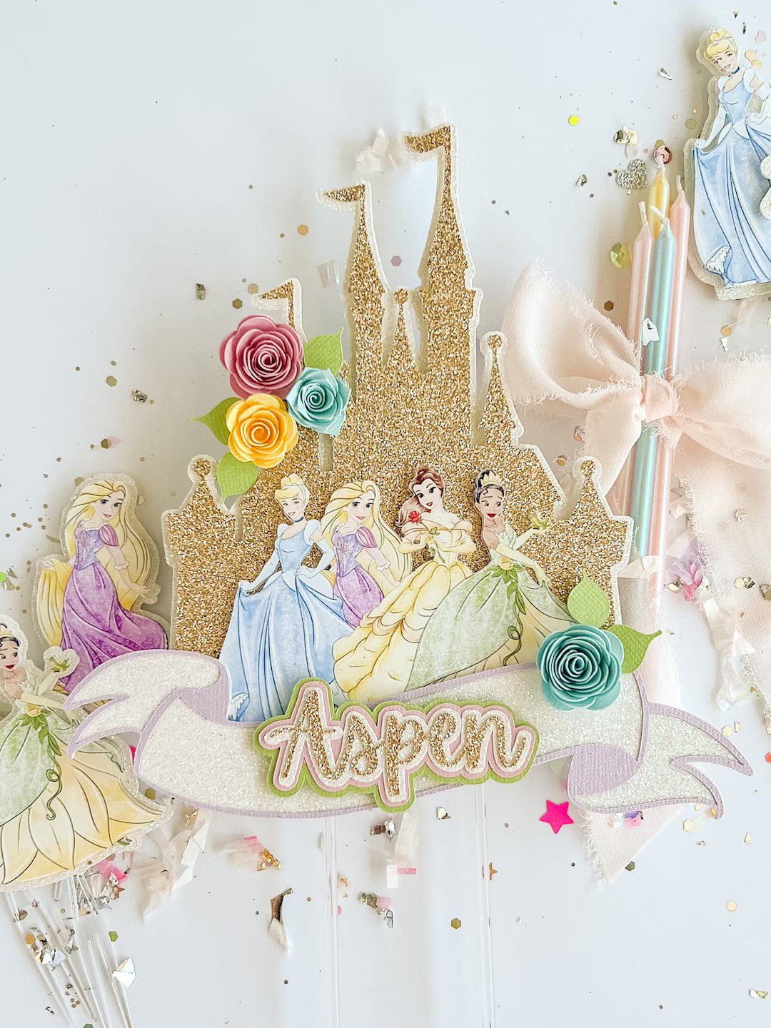 Vintage Disneyland Cake Topper, Magic Kingdom Cake Topper, Princess Cake, Vintage Disney Birthday... | Etsy (US)
