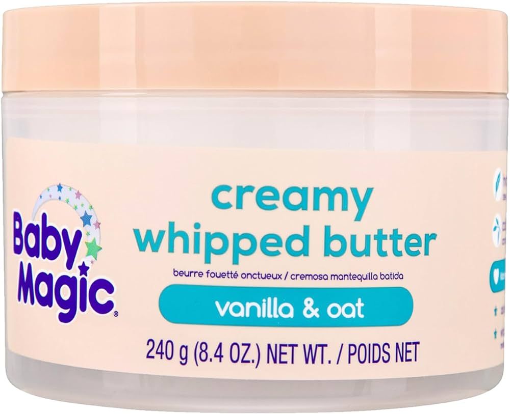 Baby Magic Creamy Whipped Butter Vanilla Oat, 8.4 oz | Amazon (US)