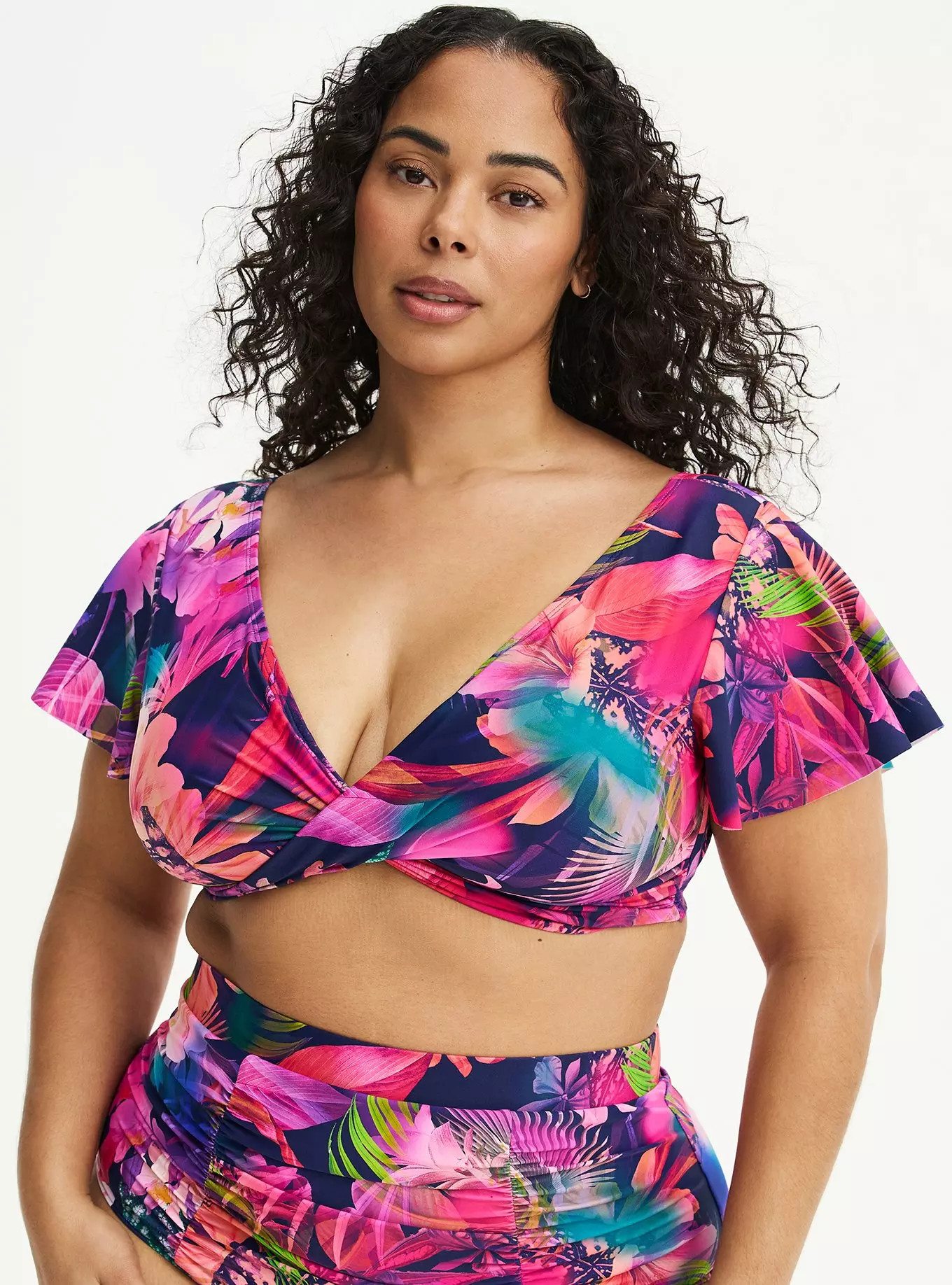 Flutter Sleeve Wrap Top | Torrid (US & Canada)