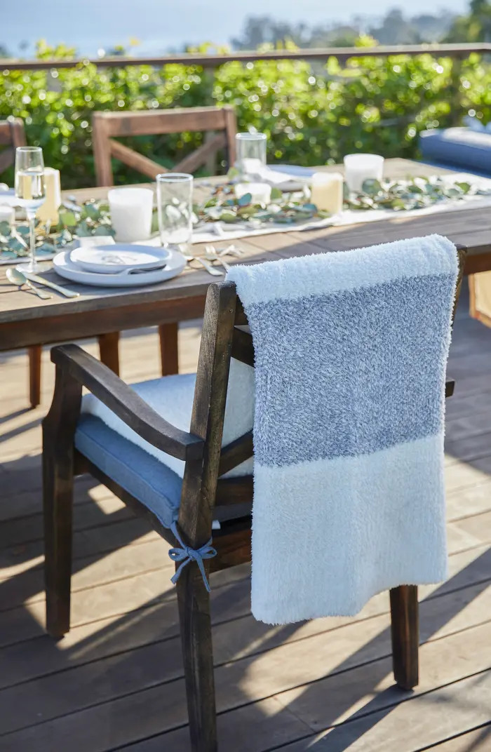 Barefoot Dreams Luxe Heathered Stripe Throw Blanket | Nordstrom Rack