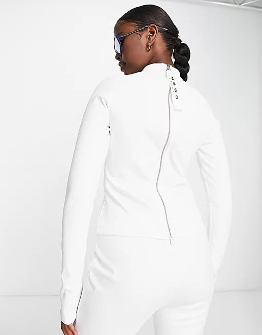 Missguided Ski long sleeve top in white | ASOS (Global)