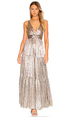 Sabina Musayev Pacific Dress in Gold from Revolve.com | Revolve Clothing (Global)