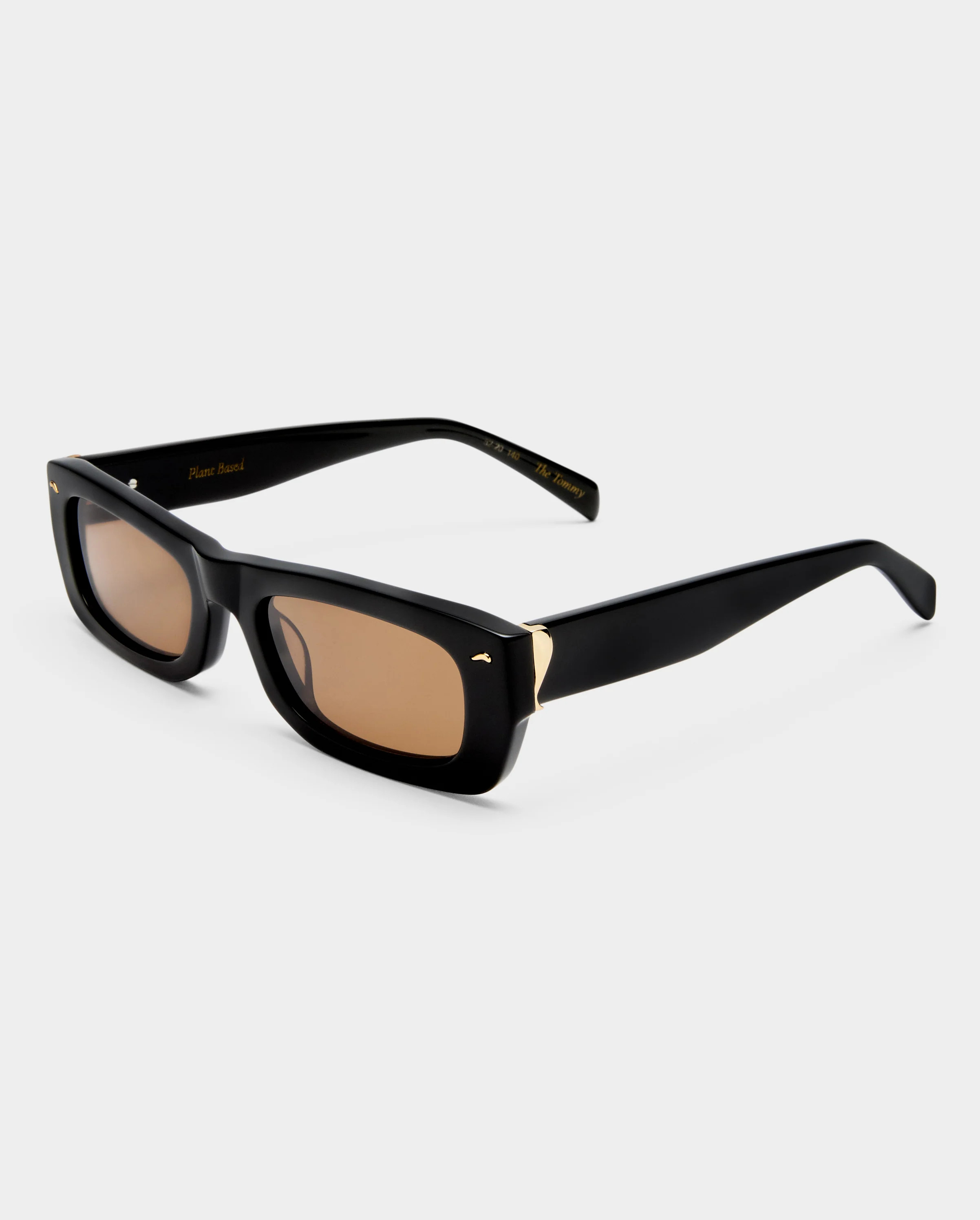 The Tommy Black Female Rectangle Sunglasses | Luv Lou | Luv Lou