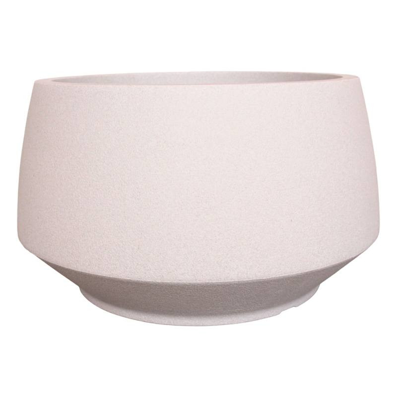 Japi Off-White Brut Bowl Outdoor Planter, Extra Large | At Home