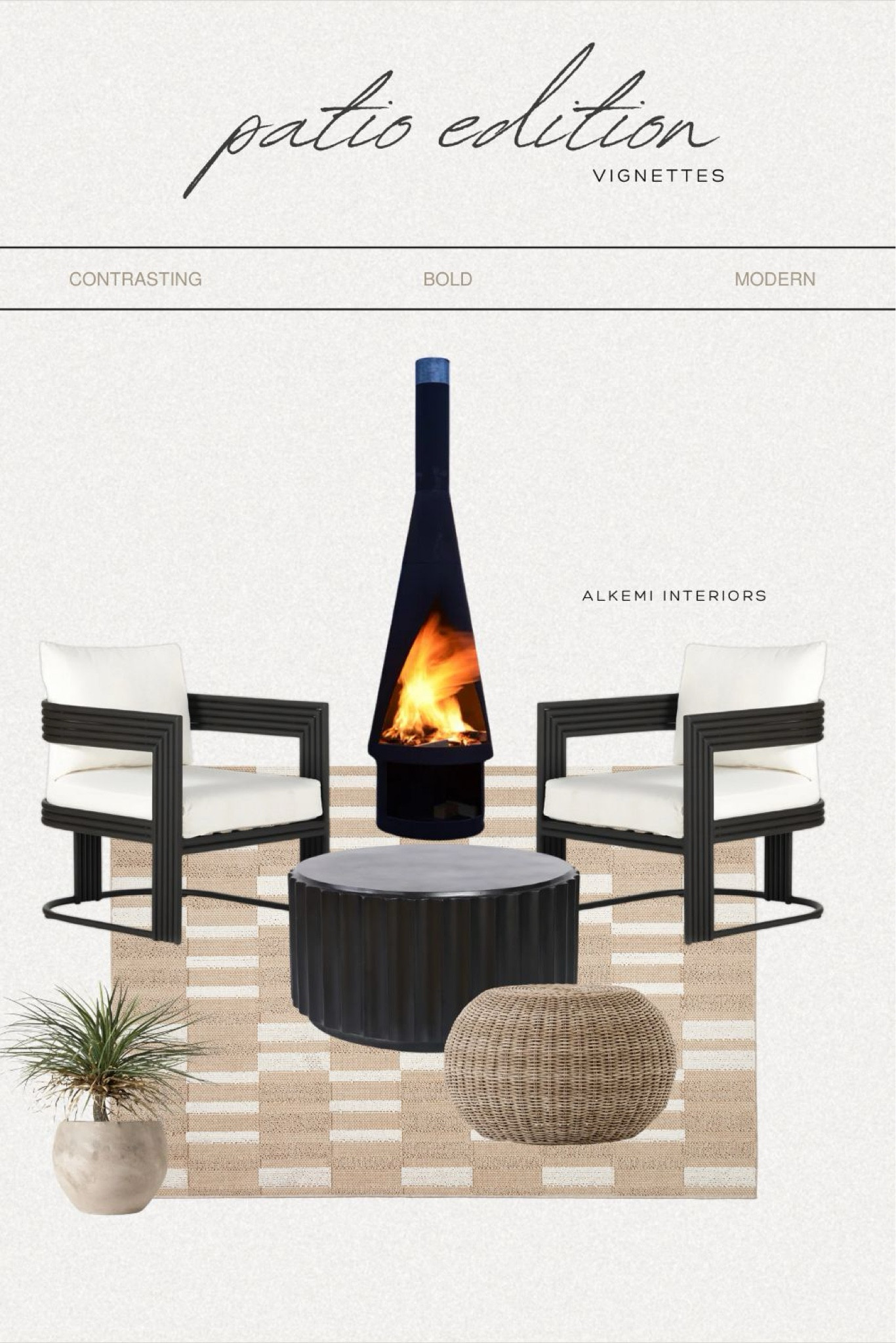 Patio ideas, modern patio decor, black patio decor , modern outdoor furniture, patio design 

#LTKHome