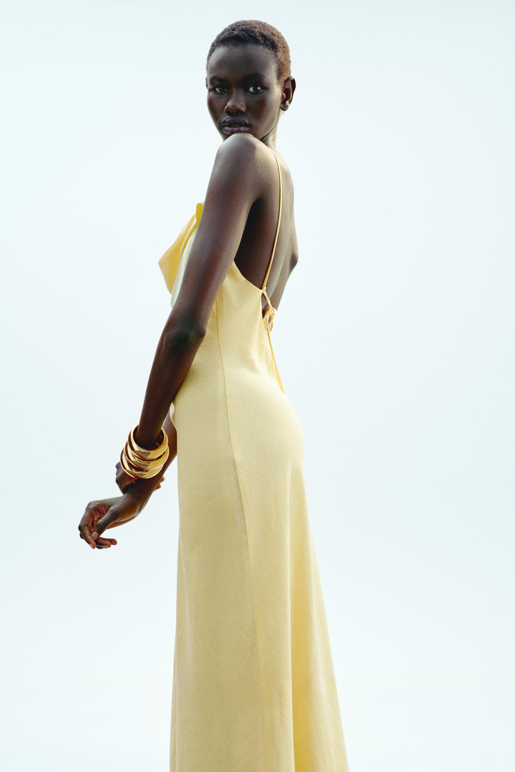 RAMIE MIDI CAMISOLE DRESS | Zara UK