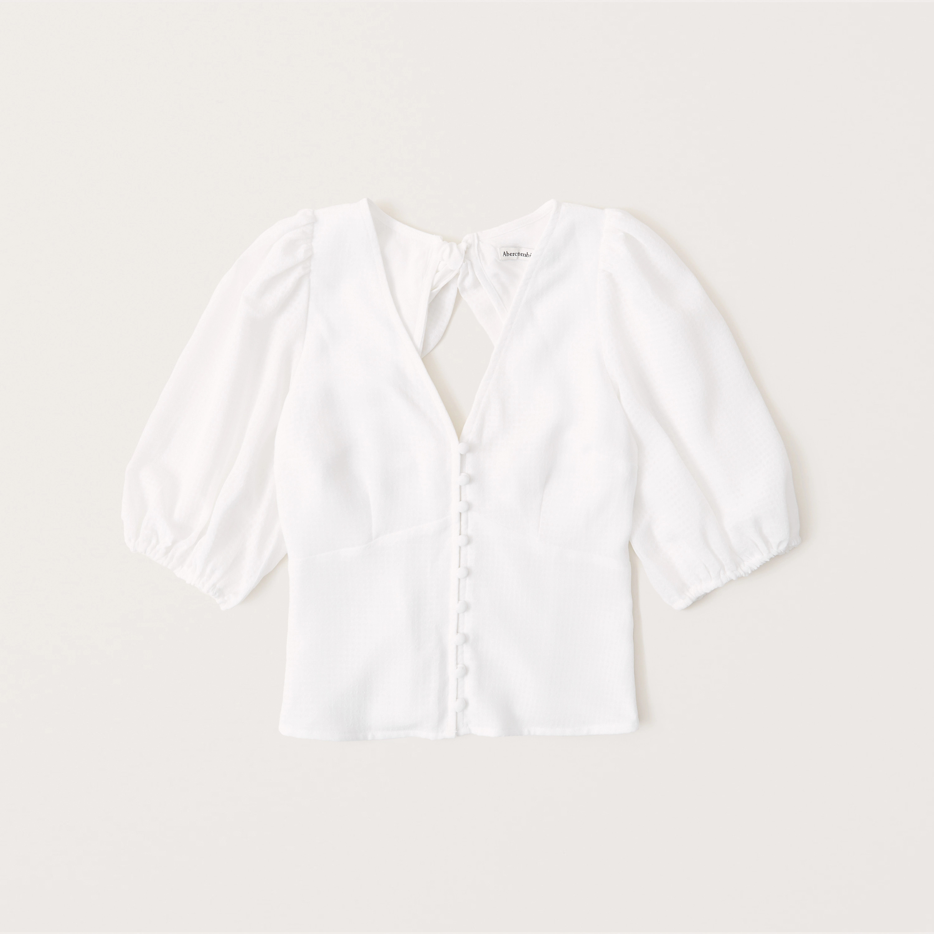Bow-Back Blouse | Abercrombie & Fitch (US)