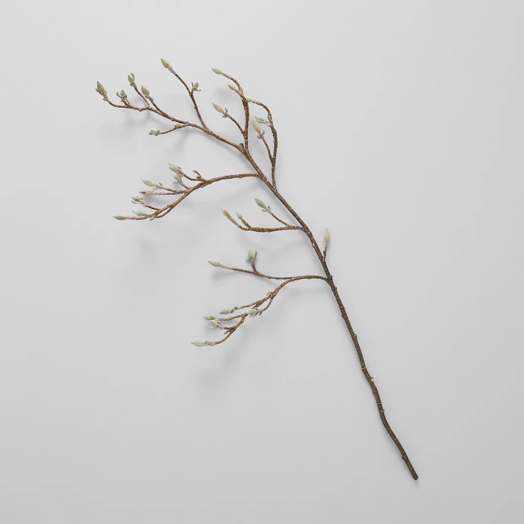 EcoFaux Magnolia Bud Branch, 41" | Bloomist