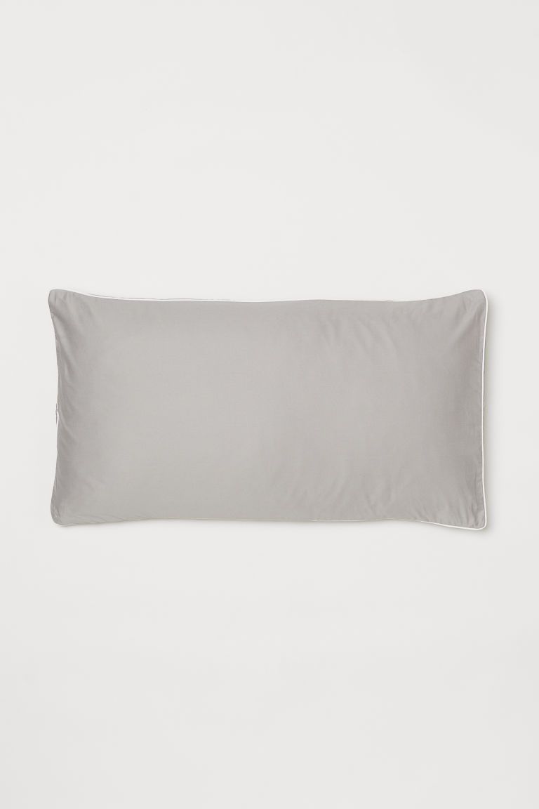 H & M - Cotton Satin Pillowcase - Brown | H&M (US + CA)