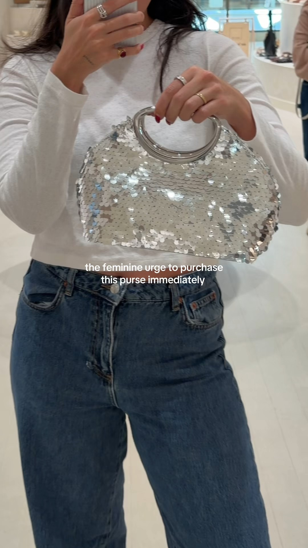 she’s gorg & from @Dolce Vita Footwear 🤍 #purse #dolcevita #feminineurge #girlsnightout #musthave 

#LTKdayinmylife #LTKootd #LTKValentine