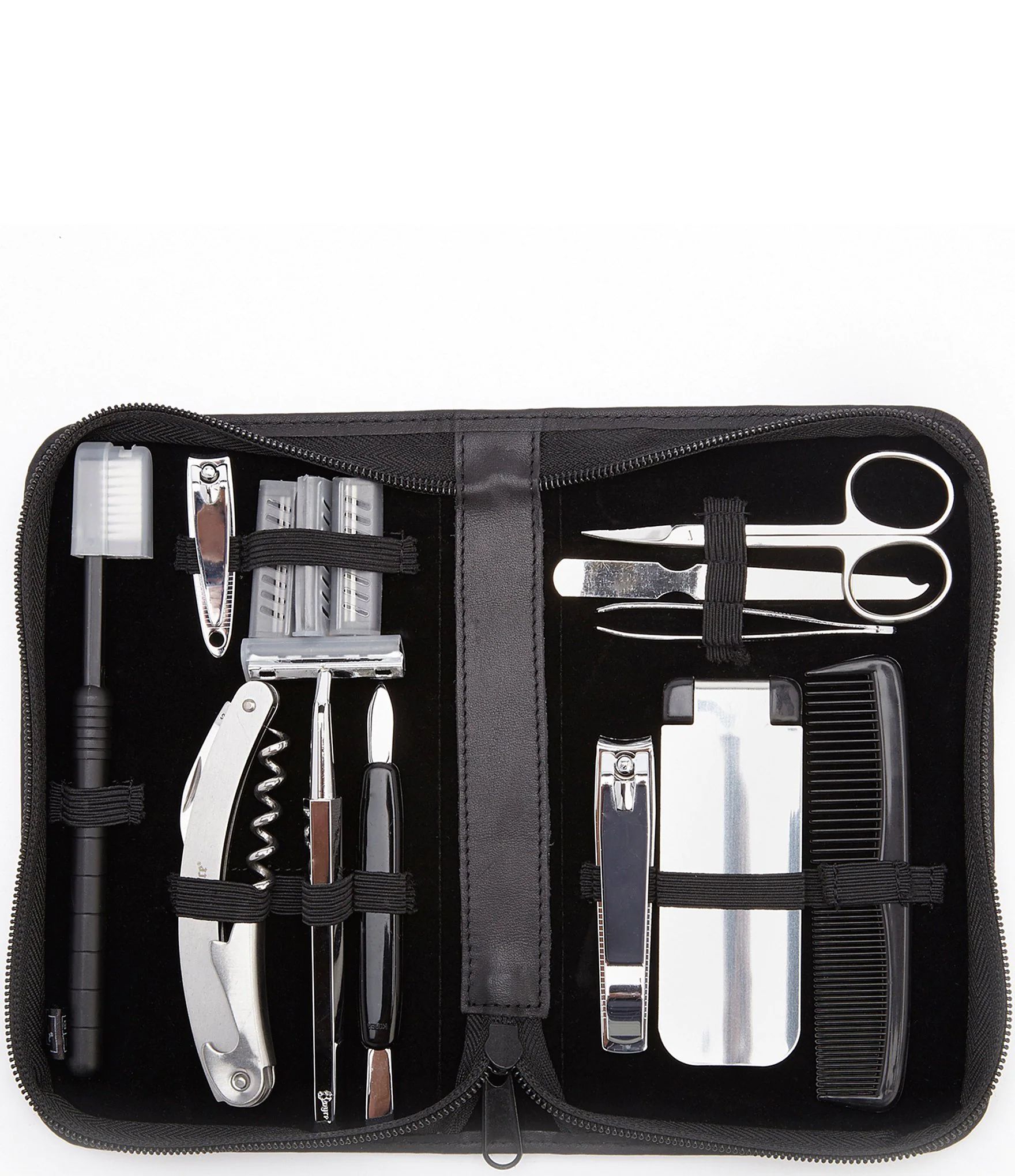 Leather Travel & Grooming Toiletry Kit | Dillards