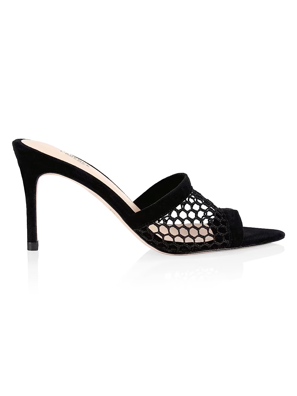 L'AGENCE Romilly Netted Suede Mules | Saks Fifth Avenue