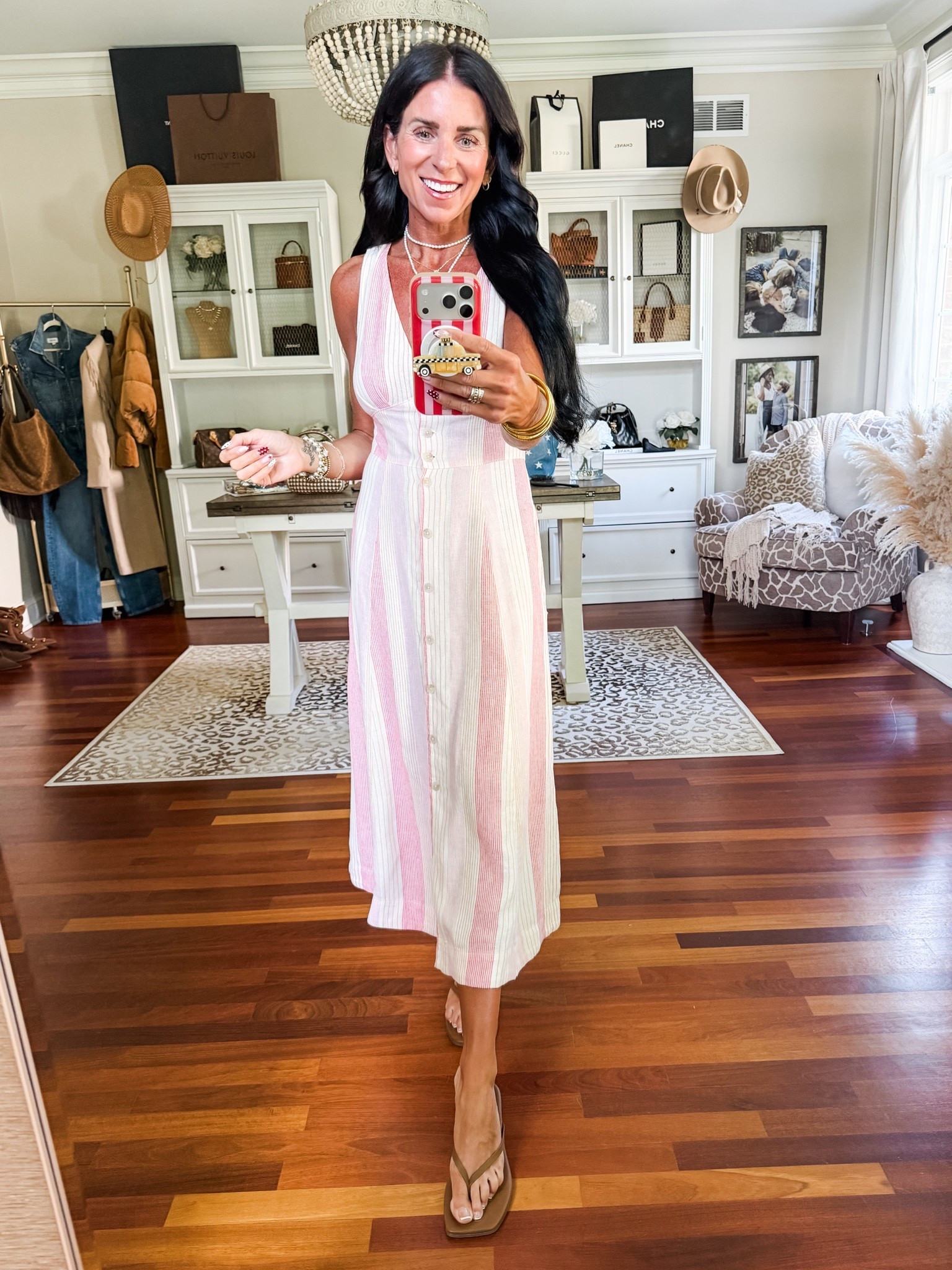 Such a pretty light weight linen midi dress due summer! In a small
@Target

#LTKootd #LTKSeasonal #LTKSaleAlert