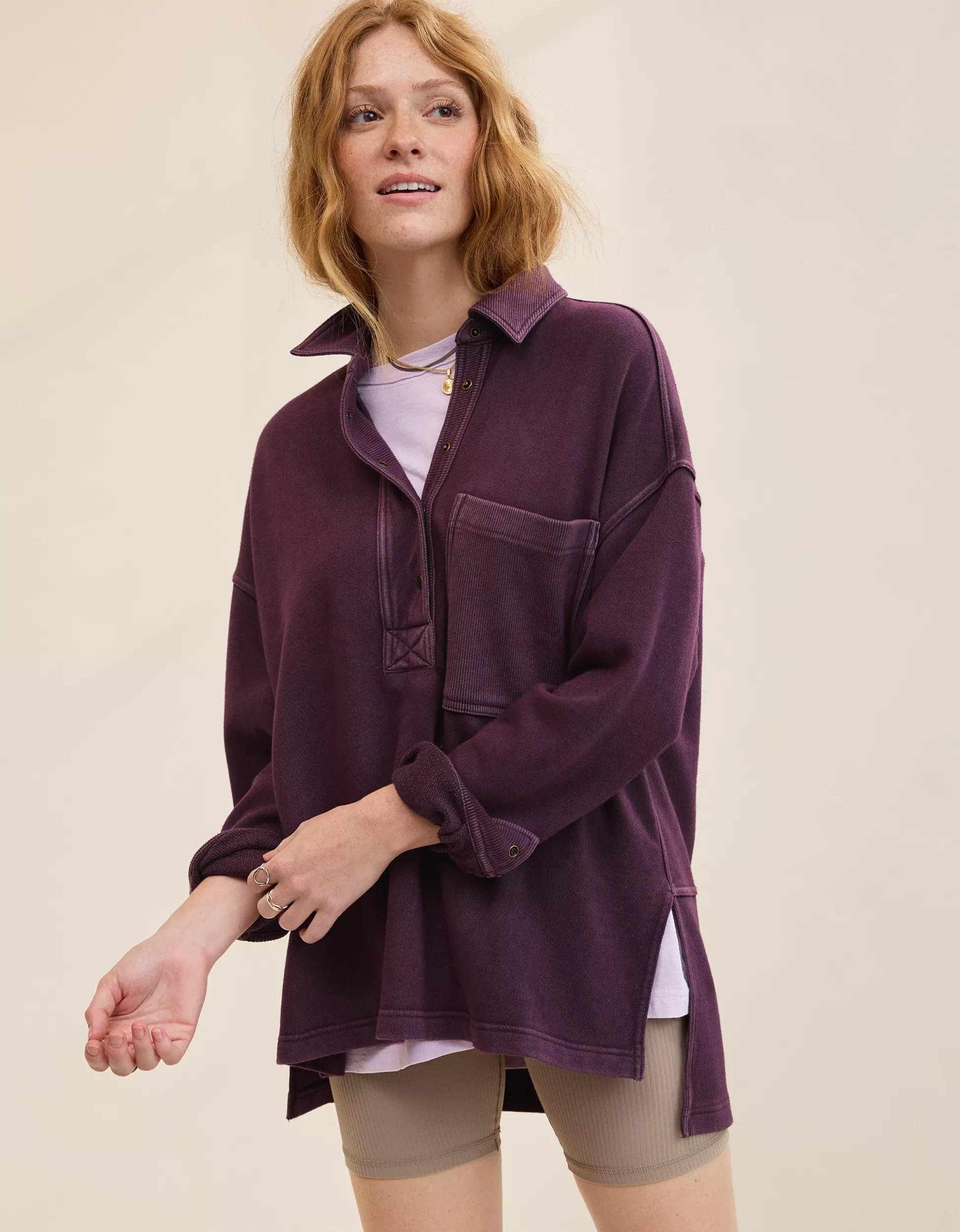 Aerie Chorewear Popover Sweatshirt | Aerie