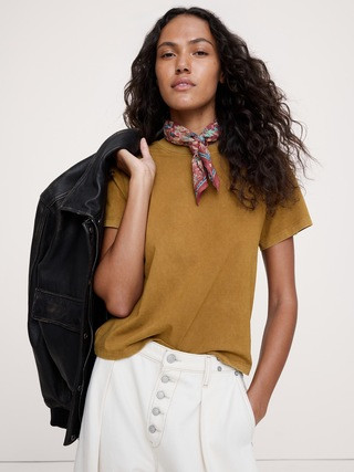 Vintage Cotton Crew-Neck T-Shirt | Banana Republic (US)