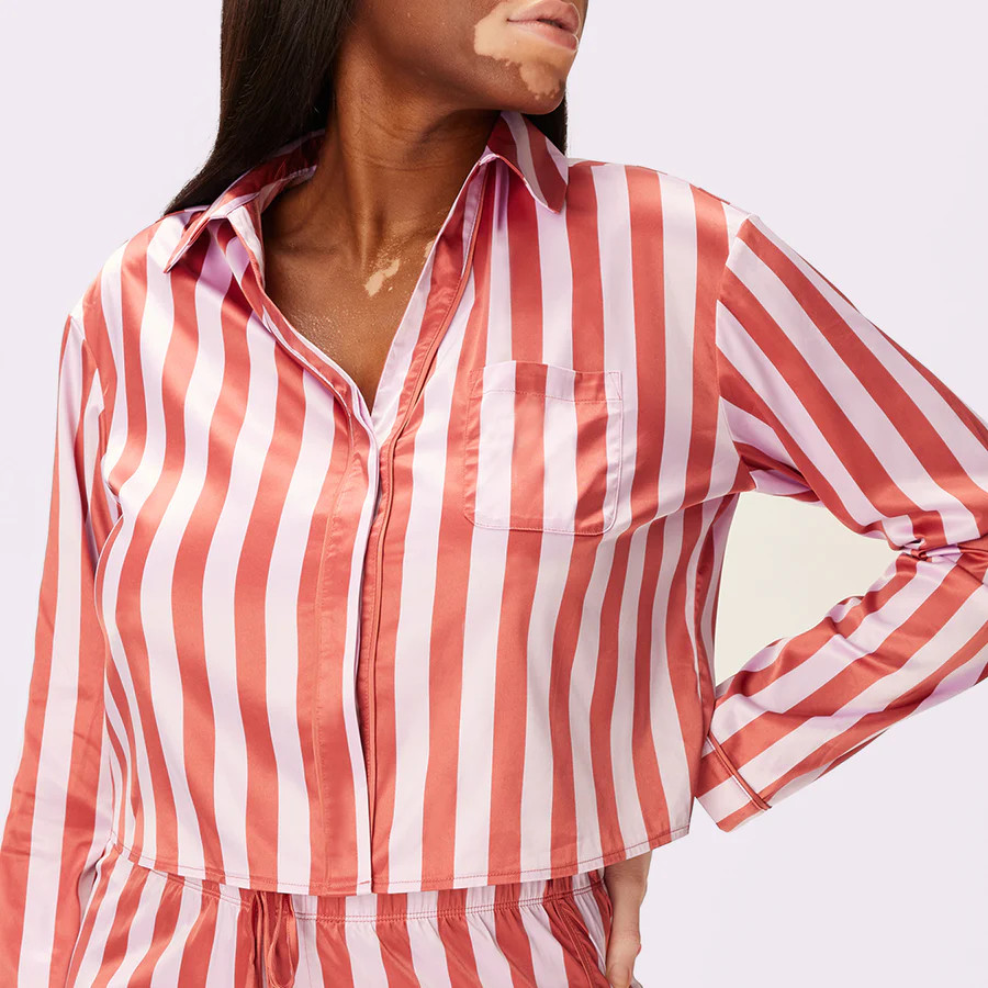 Dream Longsleeve Button Up | Luxe Satin | Parade