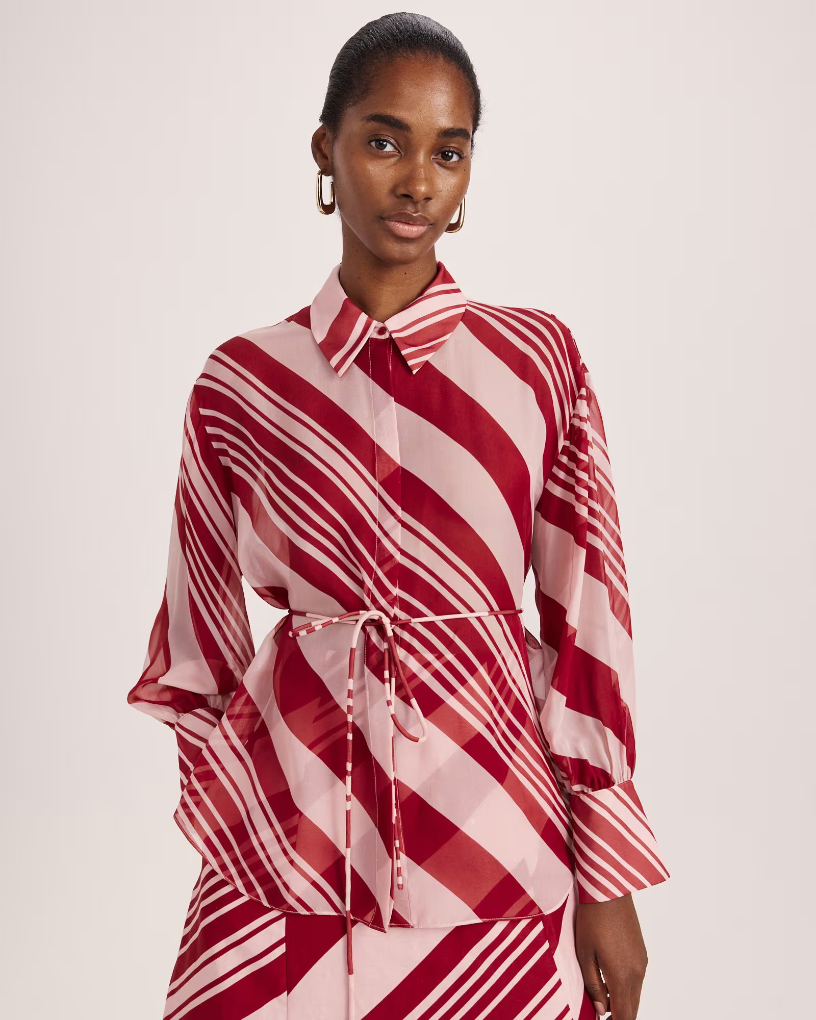 La Belle Silk Long Sleeve Blouse | SABA (Australia)