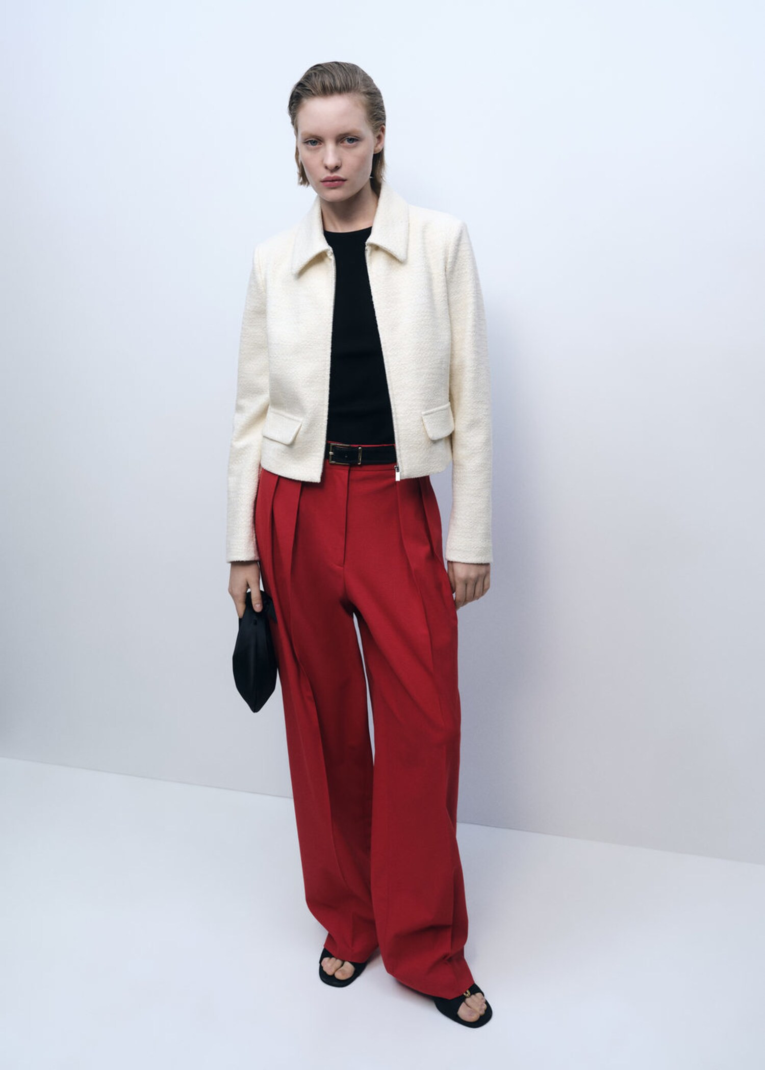 Lapel cotton blend jacket - Women | MANGO USA | Mango (US/MX/AU)