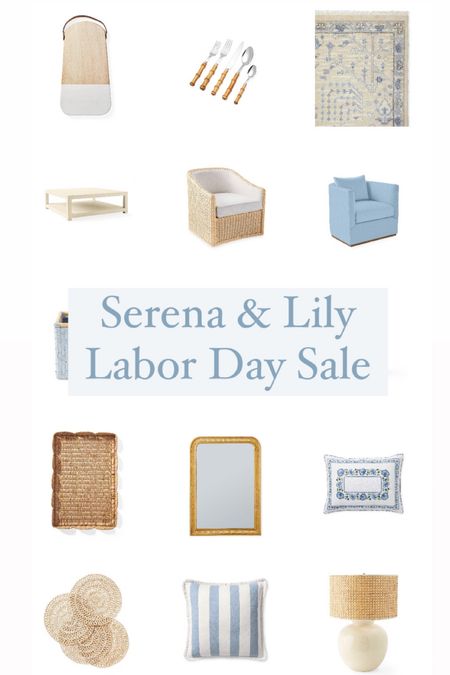 Home decor. Labor Day sale. Furniture sale. Rattan basket. Storage basket. Coffee table. Mirror walls. Rattan serving tray. Blue side chair. Island wrapped wine glasses. Rattan lamp shade. Throw pillows. Serena and Lily.
.
.
.
… #ltkfamily #ltkstyletip 

#LTKover40 #LTKhome #LTKsalealert