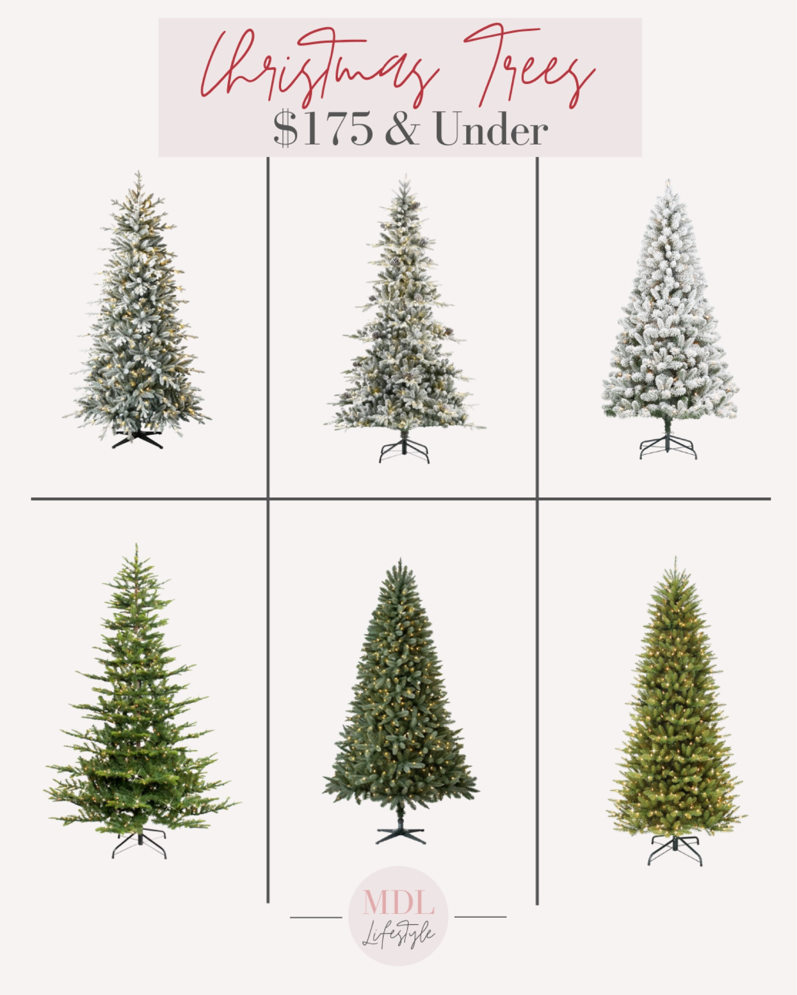 Christmas trees for under $200! 

#LTKSeasonal #LTKHoliday