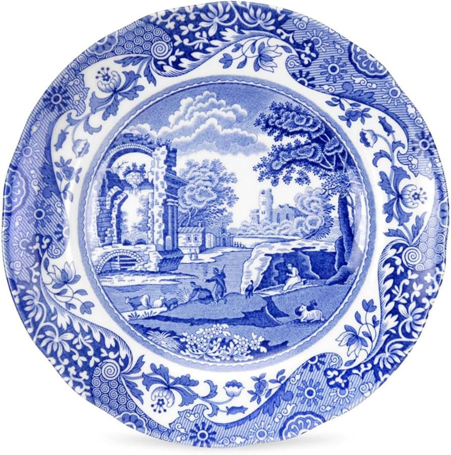 Royal Worcester Spode Blue Italian Bread and Butter Plate | Dessert and Appetizer Plate | Round B... | Amazon (US)
