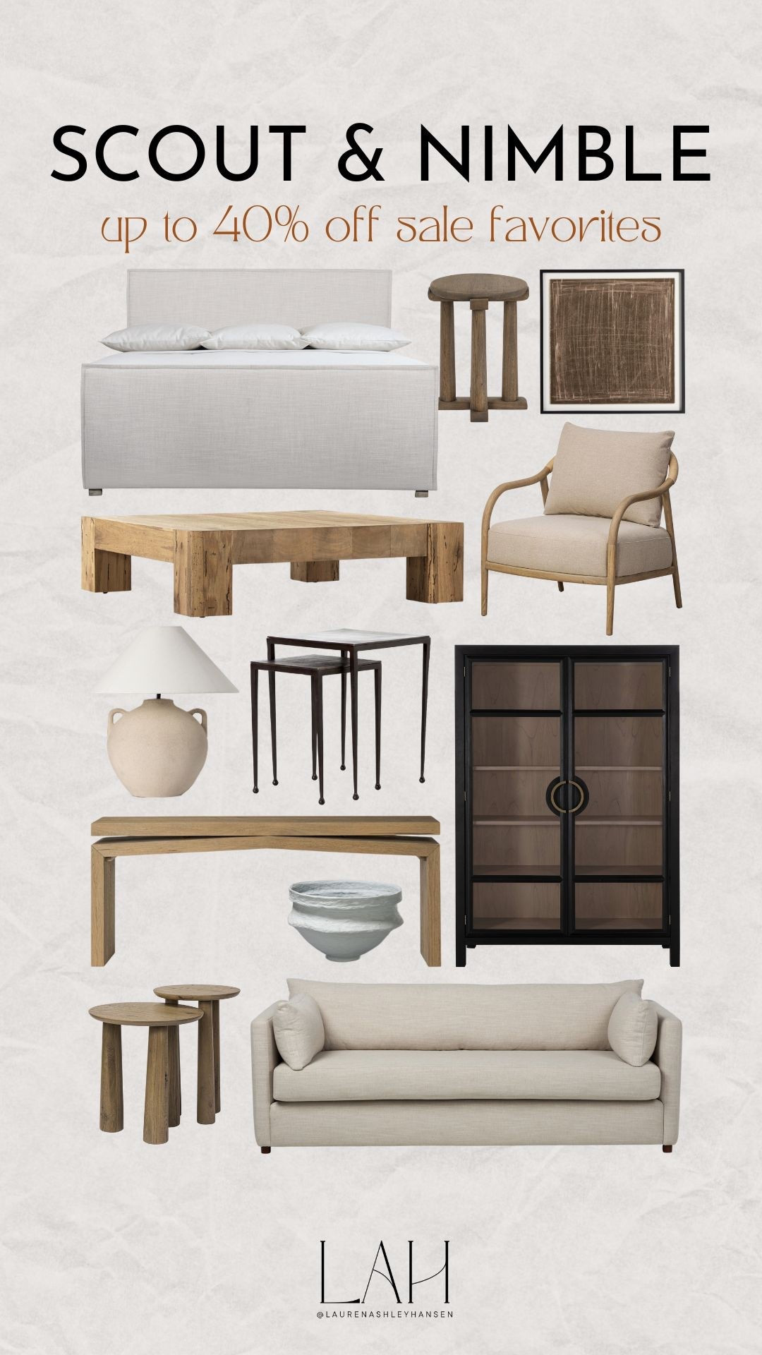 Save up to 40% off these gorgeous designer favorites at Scout & Nimble right now for Black Friday! My bed frame, nesting tables, and coffee table are all included! Don’t miss these deals!! 

#LTKSaleAlert #LTKCyberWeek #LTKHome