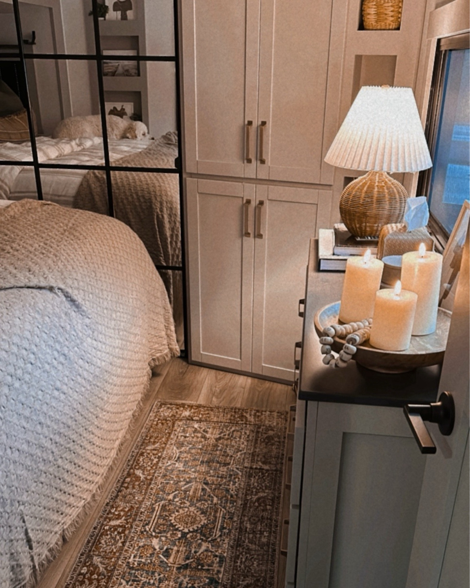 Vintage affordable Loloi runner from Amazon and Target woven lamp perfect for bedroom, living room or entryway 🙌🏼 RV living, travel, RV style
#porcheandco #RV 

#LTKhome #LTKfamily #LTKstyletip