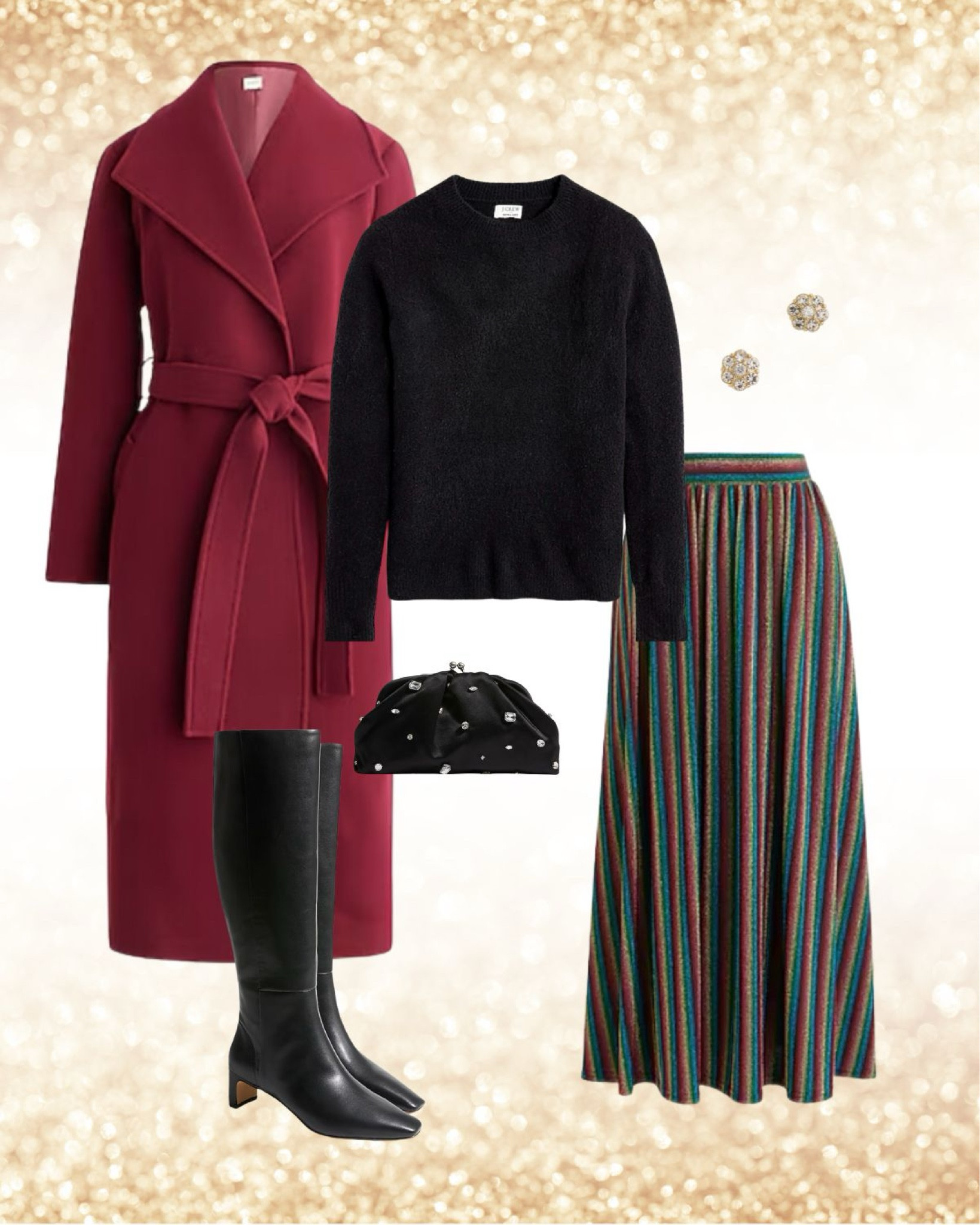 Going out for a lovely Christmas dinner? This is a cozy and polished look that will turn heads. Especially this coat!

#LTKOver40 #LTKSaleAlert #LTKPlusSize