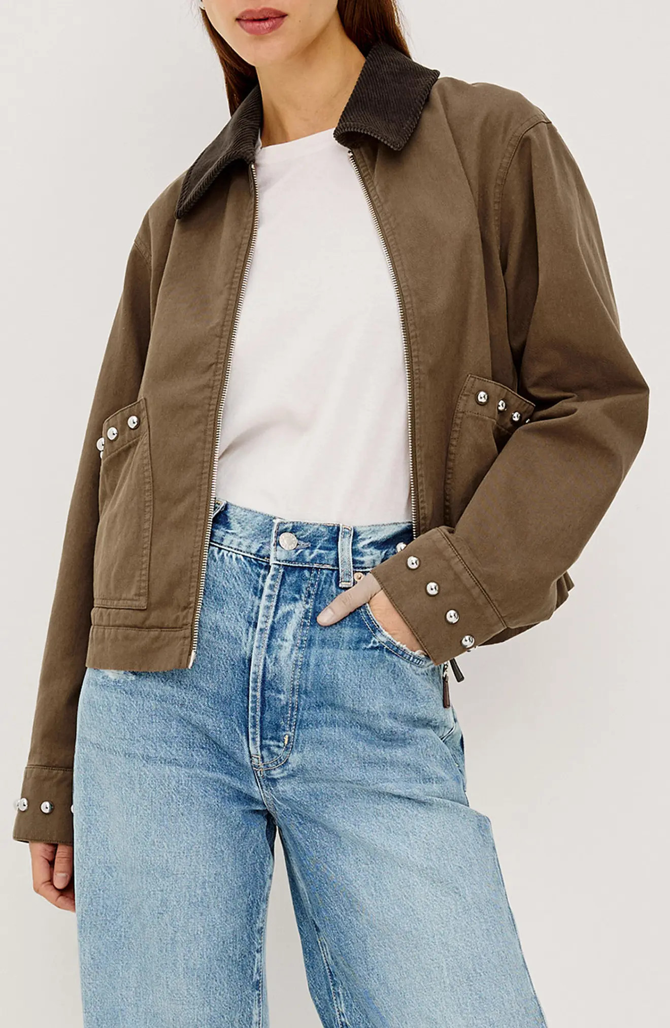 Rails Redding Studded Utility Jacket (Women) | Nordstrom | Nordstrom