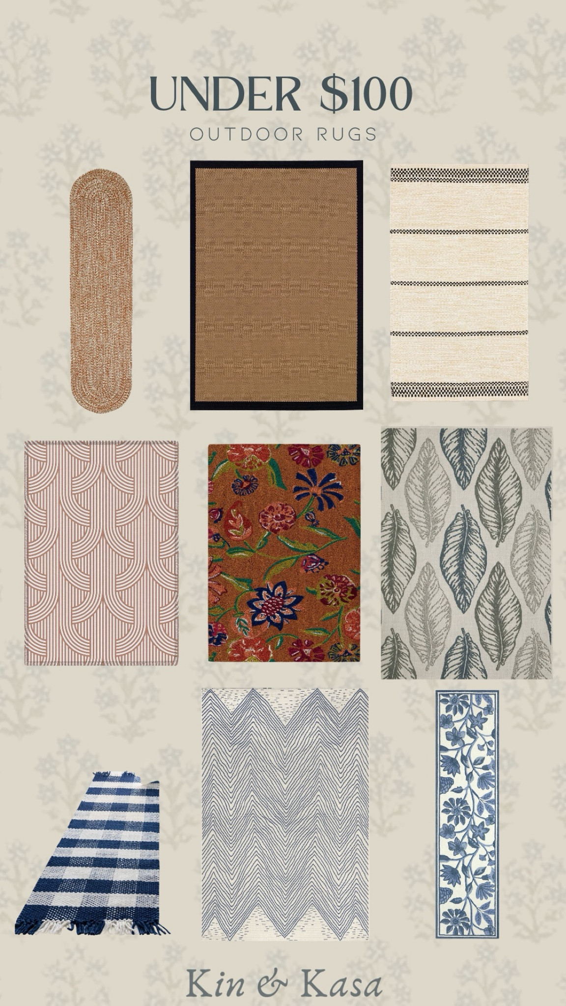 The outdoor spring rugs ARE IN! And they’re all under $100 from Target ! 

CLICK down below to SHOP NOW! And SHARE with a friend 🤎

#LTKhome #LTKfindsunder100 #LTKsalealert