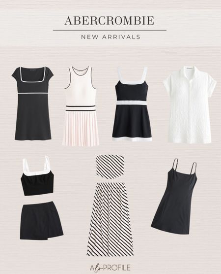 Abercrombie favs // black and white spring and summer favorites. These are all perfect for traveling this summer, work, walking dressing up or down!

#LTKSeasonal #LTKstyletip