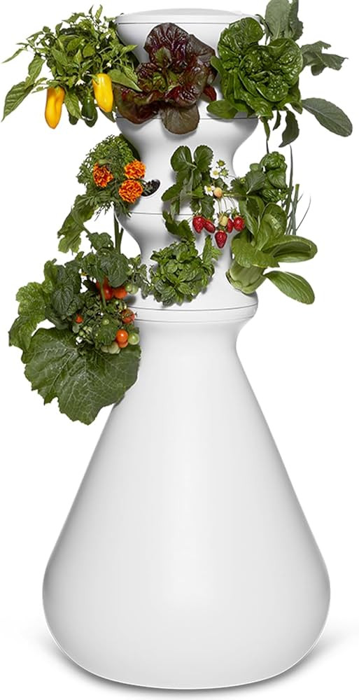 Farmstand Starter Kit + 18 Seedling Credits | Small Hydroponic Growing System Kit | Self-Watering... | Amazon (US)