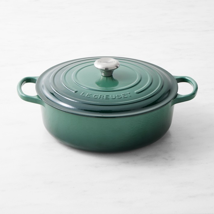 Le Creuset Signature Enameled Cast Iron Round Wide Dutch Oven, 6 3/4-Qt. | Williams-Sonoma