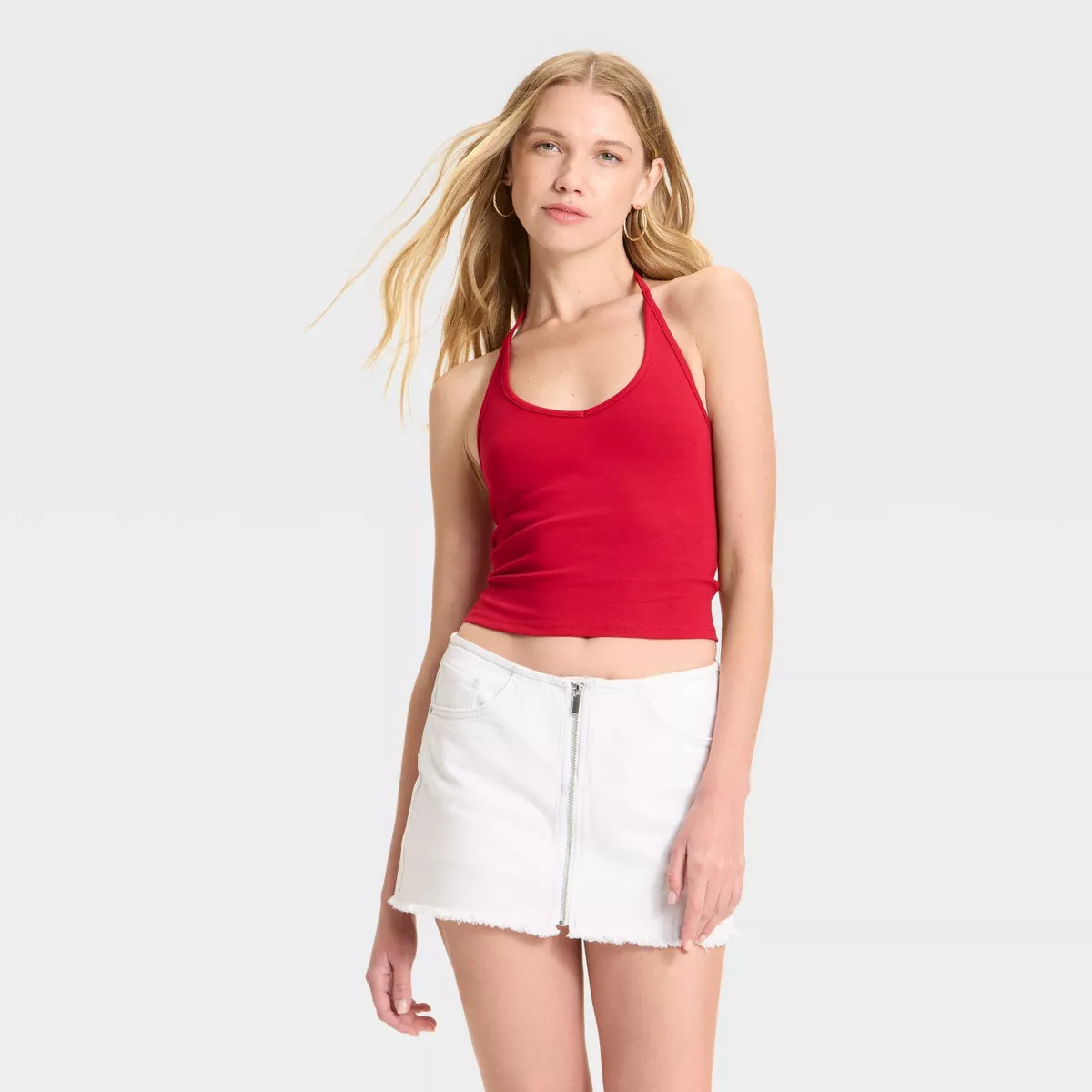 Women's Interlock Halter Tank Top - Wild Fable™ | Target