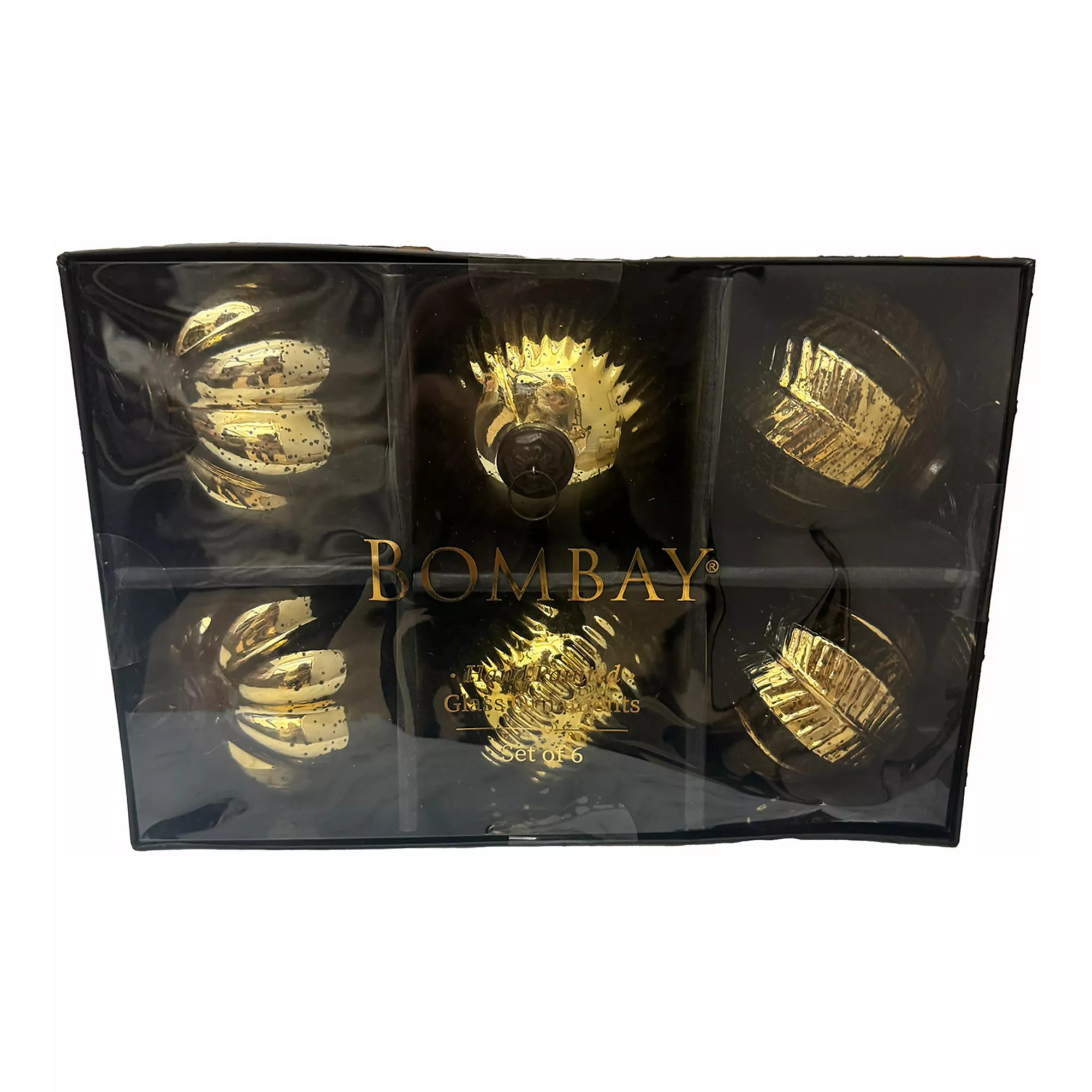 Bombay 6-Pack Glass Ornament Set | Kohl's