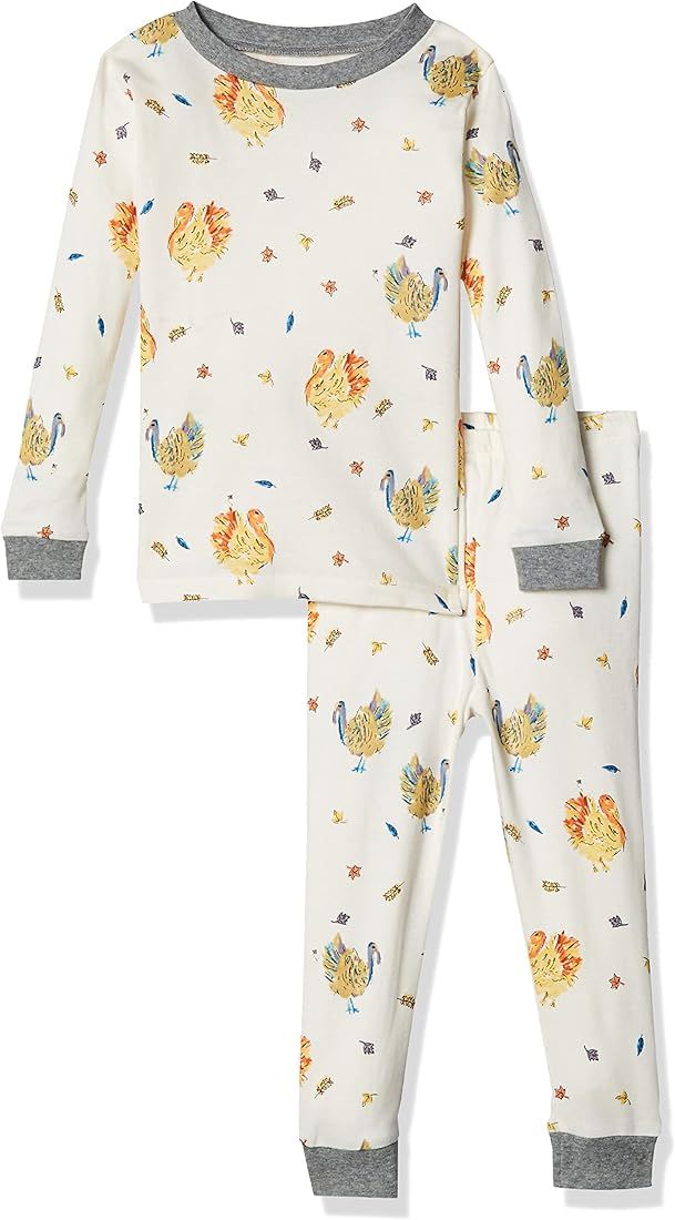 Burt's Bees Baby Baby Girls' Pj Set, Tee and Pant 2-Piece Pajamas, 100% Organic Cotton | Amazon (US)