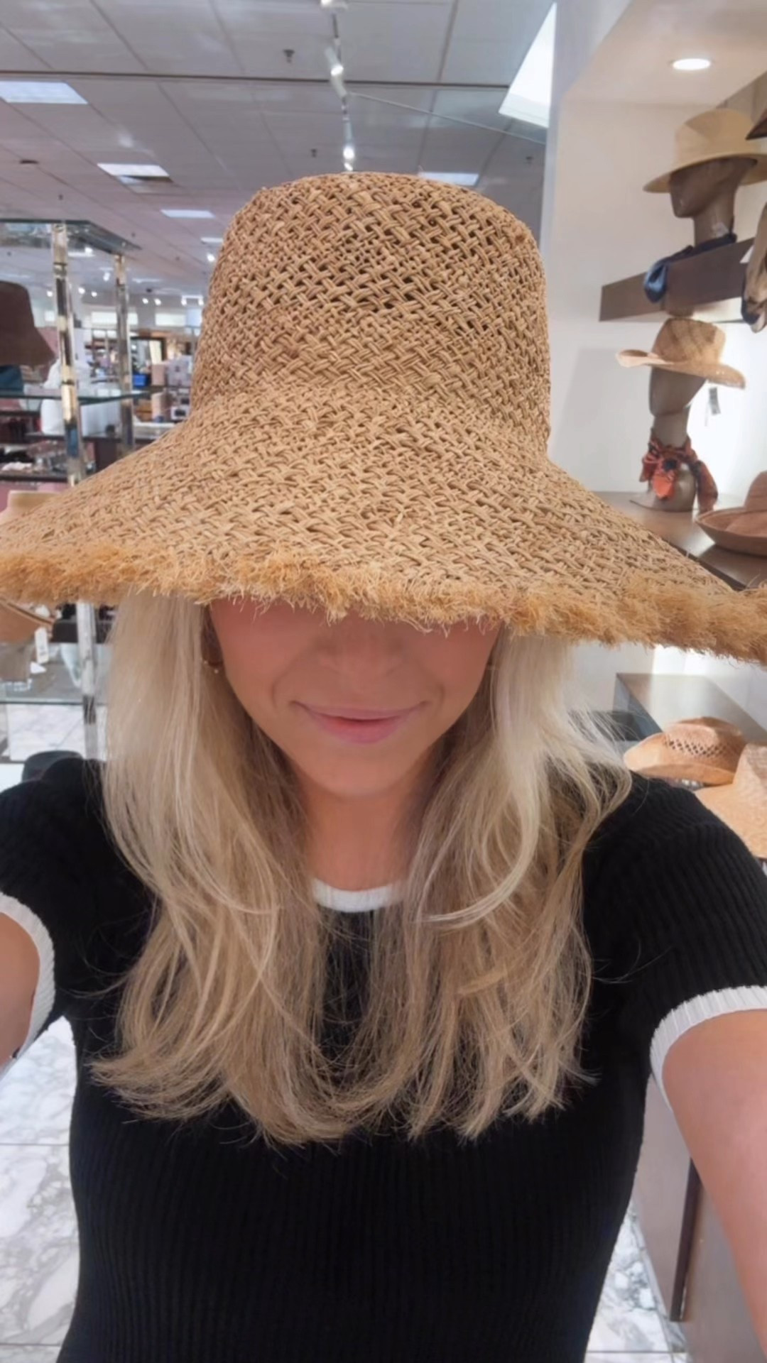 	•	#WideBrimStrawHat
	•	#LackOfColorHat
	•	#BeachVacationOutfit
	•	#SummerVacationStyle
	•	#ResortWearOutfit
	•	#StrawSunHat
	•	#BestHatsForSummer
	•	#StylishSunProtection
	•	#NeutralSummerAccessories
	•	#WhatToWearToTheBeach
	•	#VacationPackingList
	•	#ChicPoolsideLook
	•	#StrawHatForWomen
	•	#FashionableSunHat
	•	#SummerHatOutfitIdeas
	•	#StylishBeachOutfit
	•	#WomenSummerHats2025
	•	#DesignerInspiredAccessories
