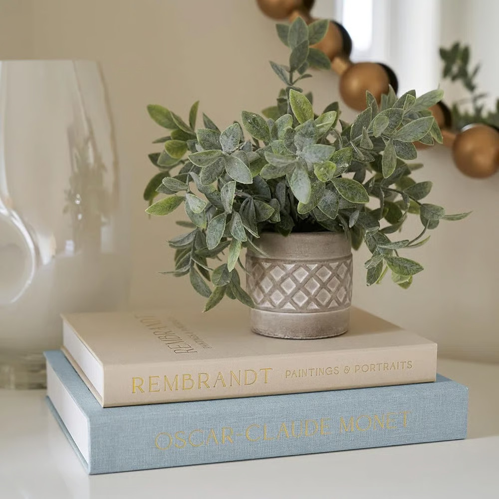Beautiful Decorative Books - Set Of 2 Linen Boxes Enhance Your Coffee Table, Bookshelf Or Mantle ... | Wayfair North America