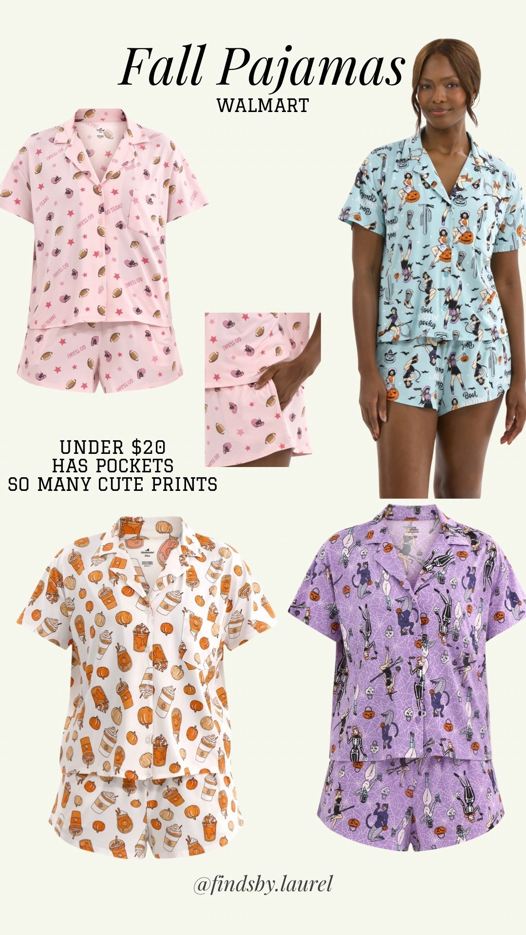Cozy up for fall in the cutest pajamas 🍂 Under $20, has pockets, and comes in so many fun prints – perfect for lounging all season long!

#fallpajamas #pajamaset #loungewear #cozyloungewear #walmartfinds #walmartfashion #affordablefashion #cozypajamas #fallstyle #fallfashion #under20 #budgetfriendlyfinds #cutepajamas #cozyliving #fallfavorites #walmartstyle #affordablepajamas #seasonalstyle #cozyseason #walmarthome