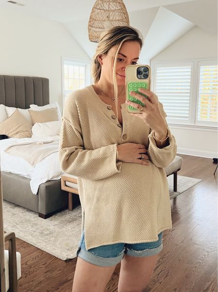 Maternity shorts on sale for under $50 with code YPBAF - fit tts and I cuffed mine // top is from a free people set (XS)

maternity, bump, pregnancy

#LTKfindsunder100 #LTKSeasonal #LTKbump