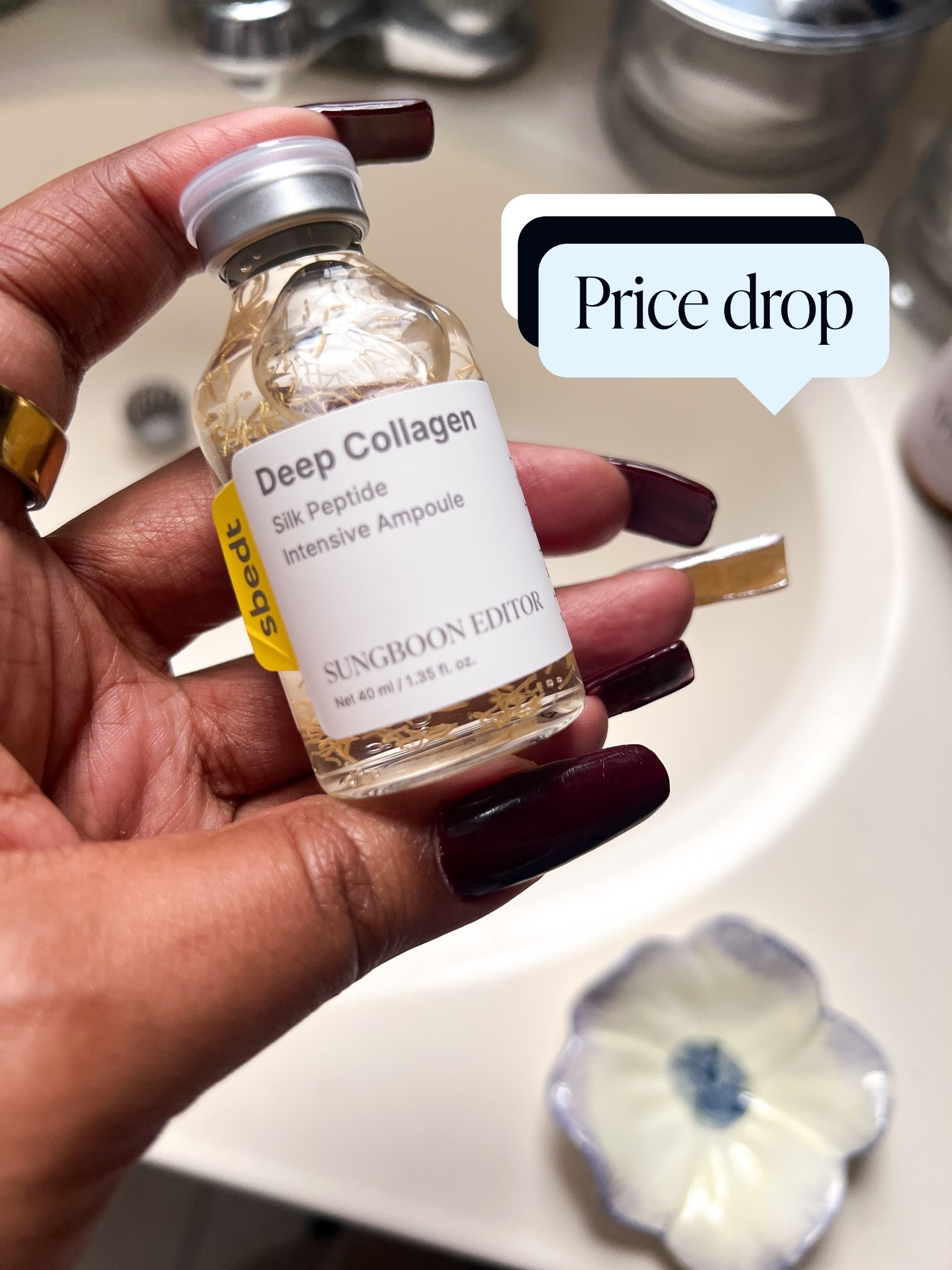 New beauty unlocked! I'm finally trying the viral TikTok sensation -- Sungboon Editor Deep Collagen Silk Peptide Intensive Ampoule.

Mature skin needs a little help in the collagen department as we start to lose fullness with age. I don't know about you but I'm working hard to avoid fillers and Tox 😃 Stay tuned to see how it turns out! 

💋 P.S. If you follow, save, share, or shop my posts here on LTK or my blog The Patranila Project, thank you! I really appreciate you being part of this community and shopping with me. 

#LTKfindsunder100 #ltkmomlife #ltkmorningroutine 

#LTKOver40 #LTKselfcare #LTKBeauty

#LTKGiftGuide #LTKSeasonal #LTKHoliday