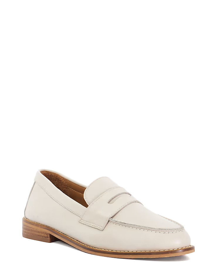 Dune London Ginelli loafers in ecru | ASOS (Global)