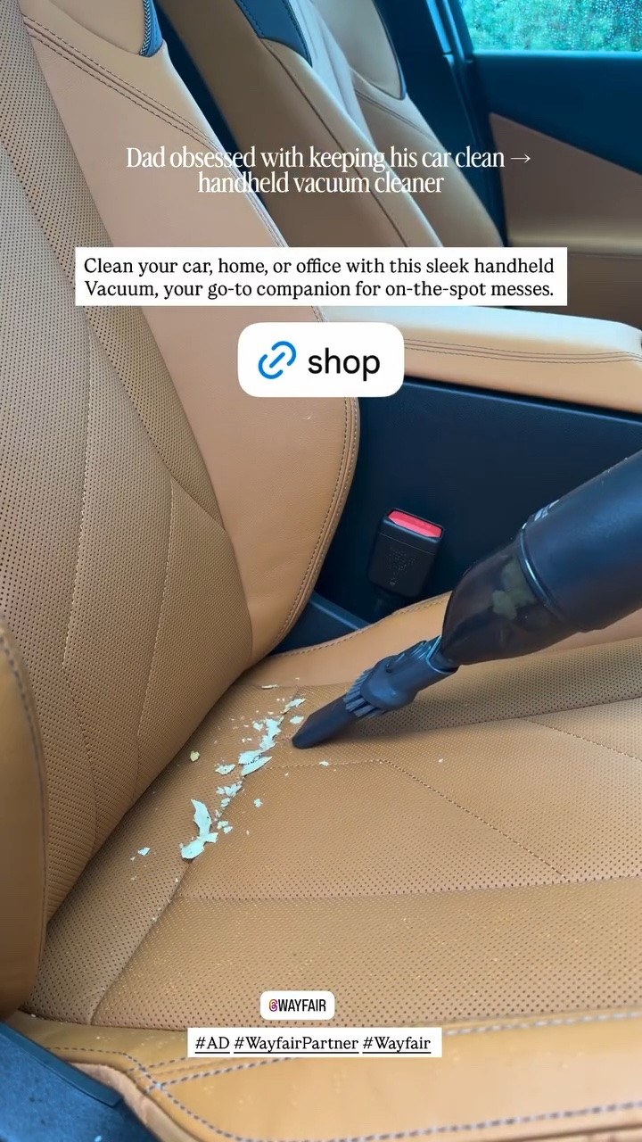 Clean your car, home, or office with this sleek handheld Vacuum, your go-to companion for on-the-spot messes. #AD #WayfairPartner #Wayfair