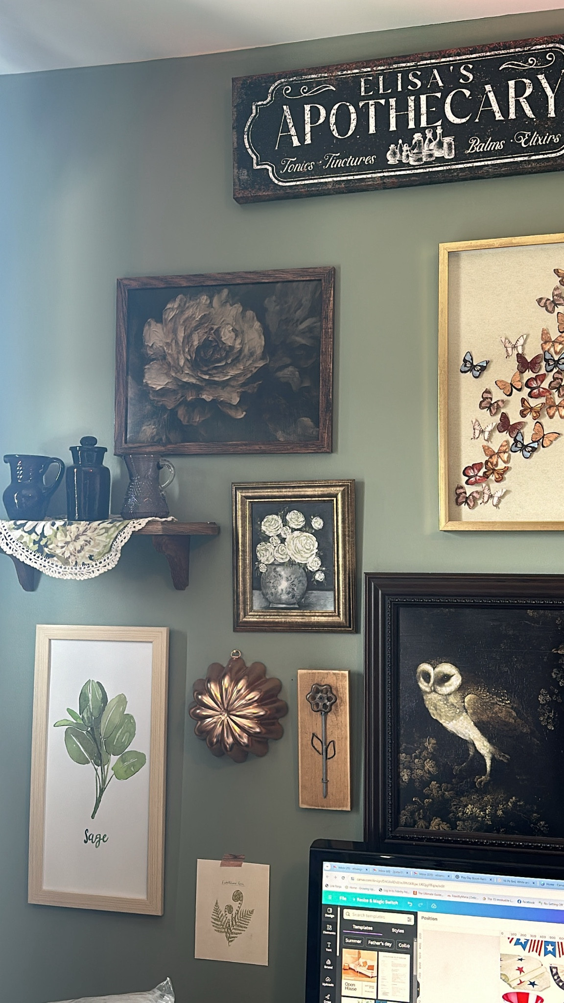 loving my gallery wall in my office!
giving me all the cottagecore dark academia vibes.

#LTKFindsUnder100 #LTKFindsUnder50 #LTKHome