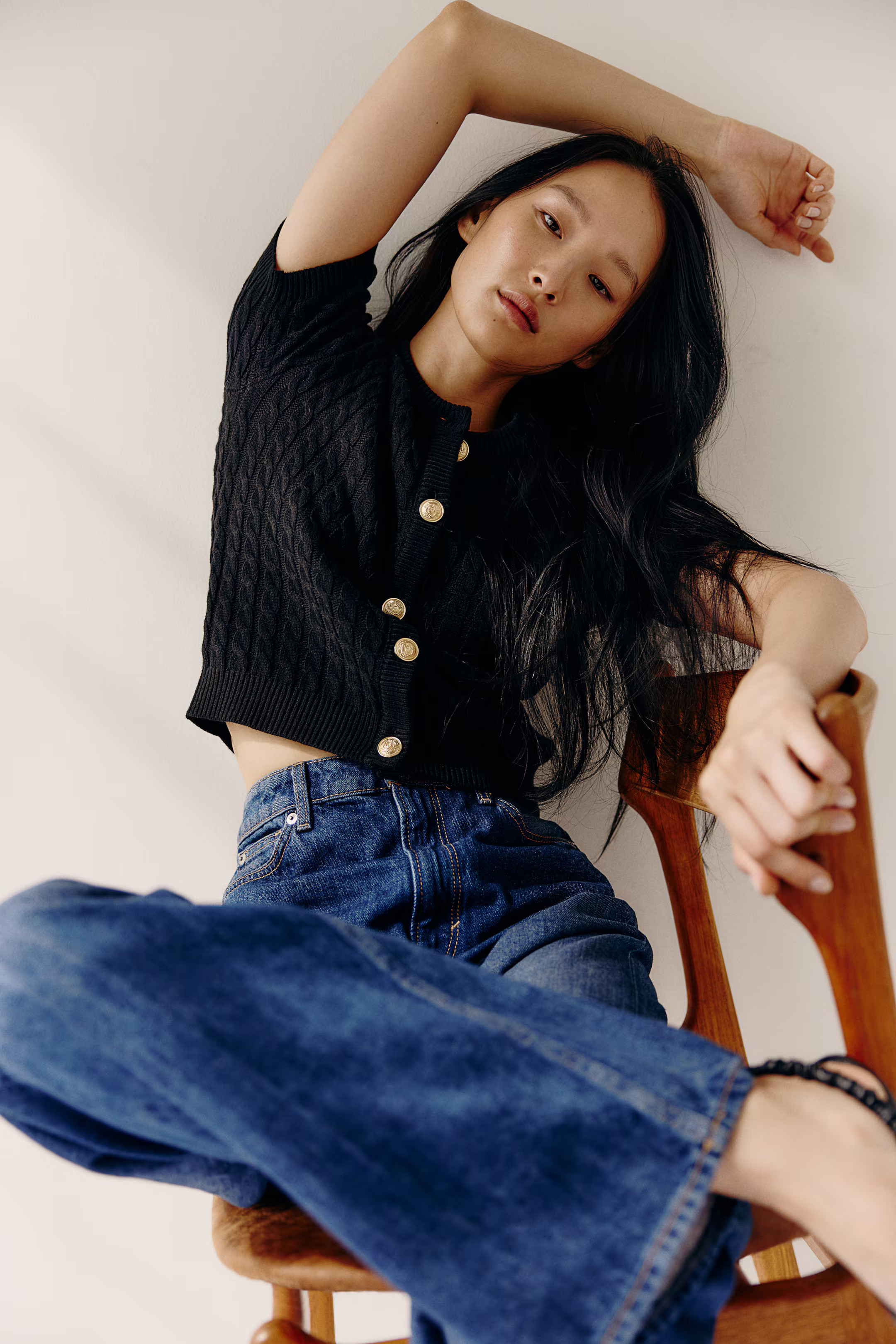 Cárdigan en punto trenzado | H&M (FR, IT, ES, PT, BE)