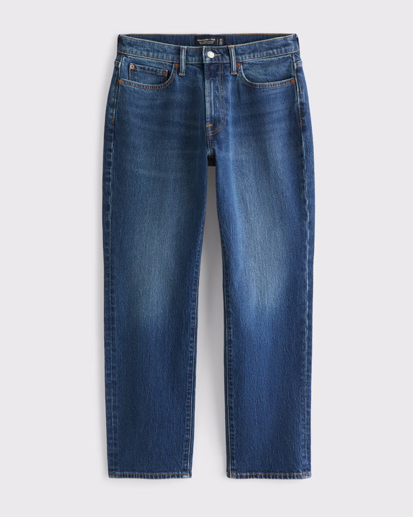 Athletic Straight Jean | Abercrombie & Fitch (US)