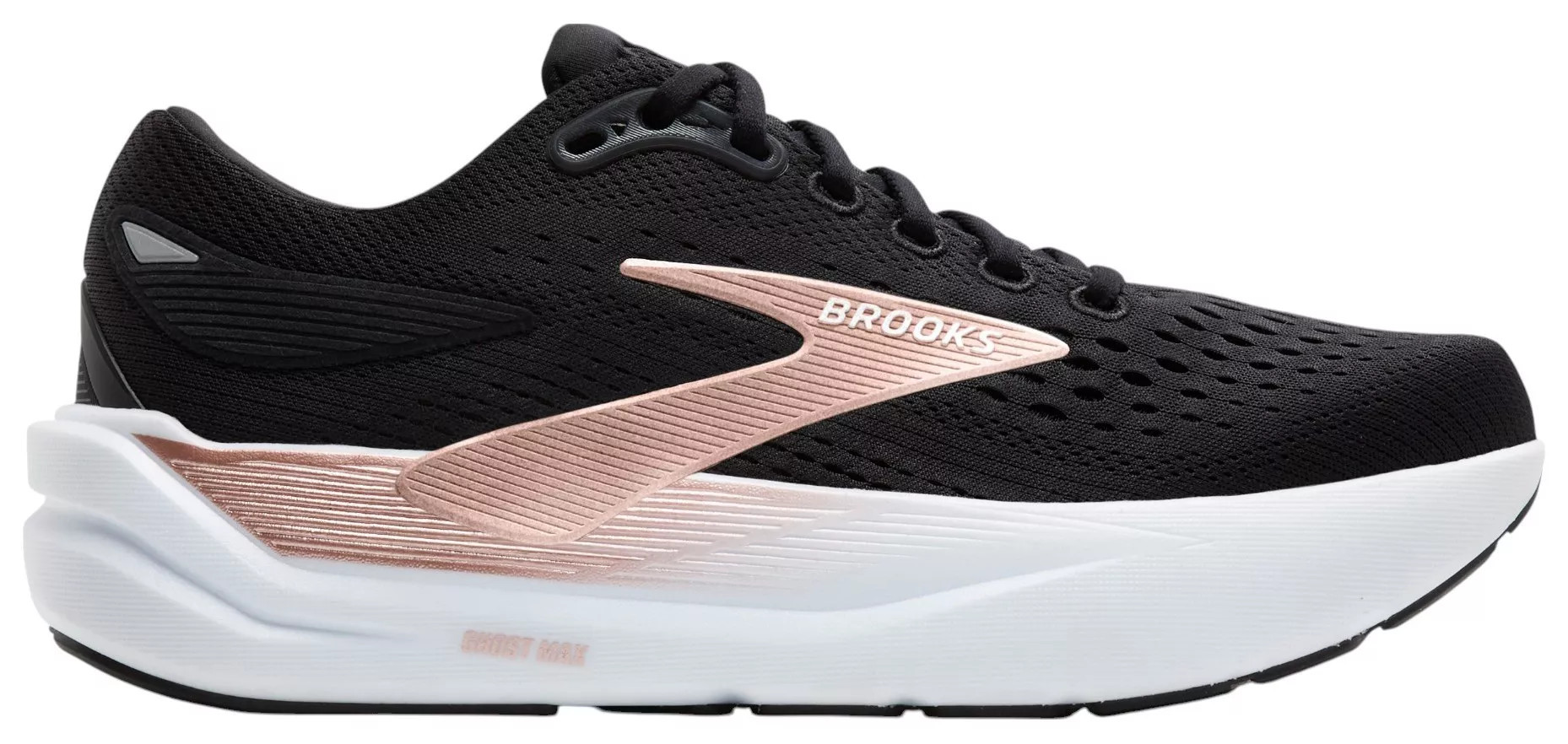 Brooks Women's Ghost Max 3 Running Shoes, Size 11.5, Black/Rose Gold | DICK'S Sporting Goods