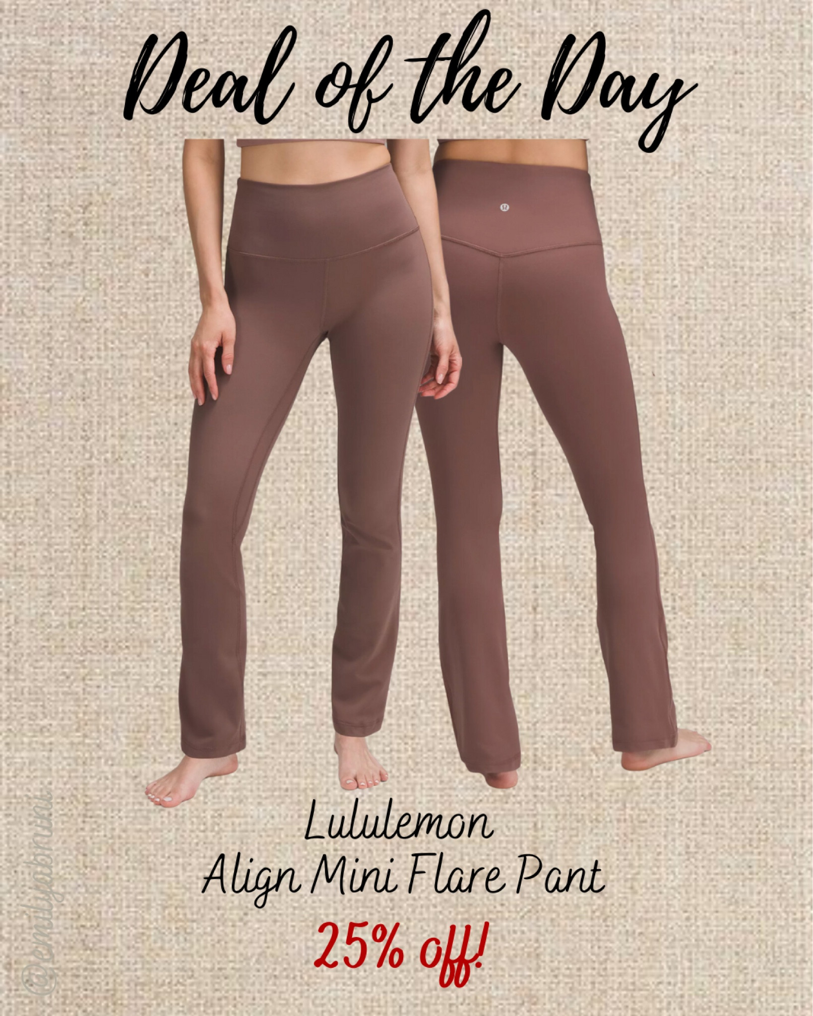 What do we think of these lululemon Align Mini-Flare pants in Java