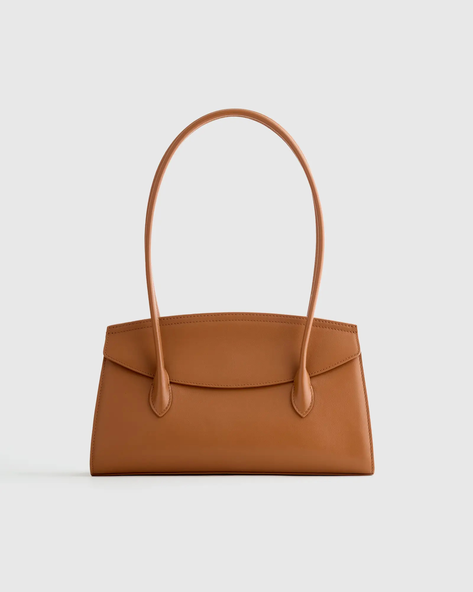 Italian Leather Double Strap Shoulder Bag | Quince